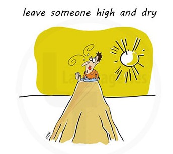 selling the sizzle part 3 - leave someone high and dry ESL Selling The Sizzle