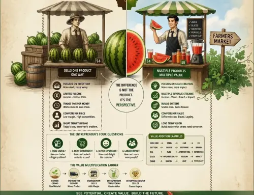 105) The Watermelon Principle (Businessman vs Entrepreneur)