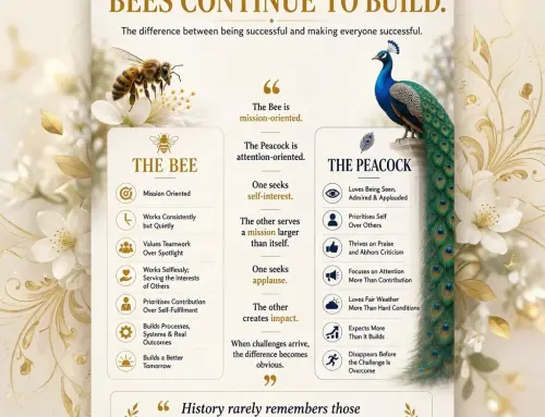 106) Peacocks vs Bees: The Difference Between Success and Making Others Successful
